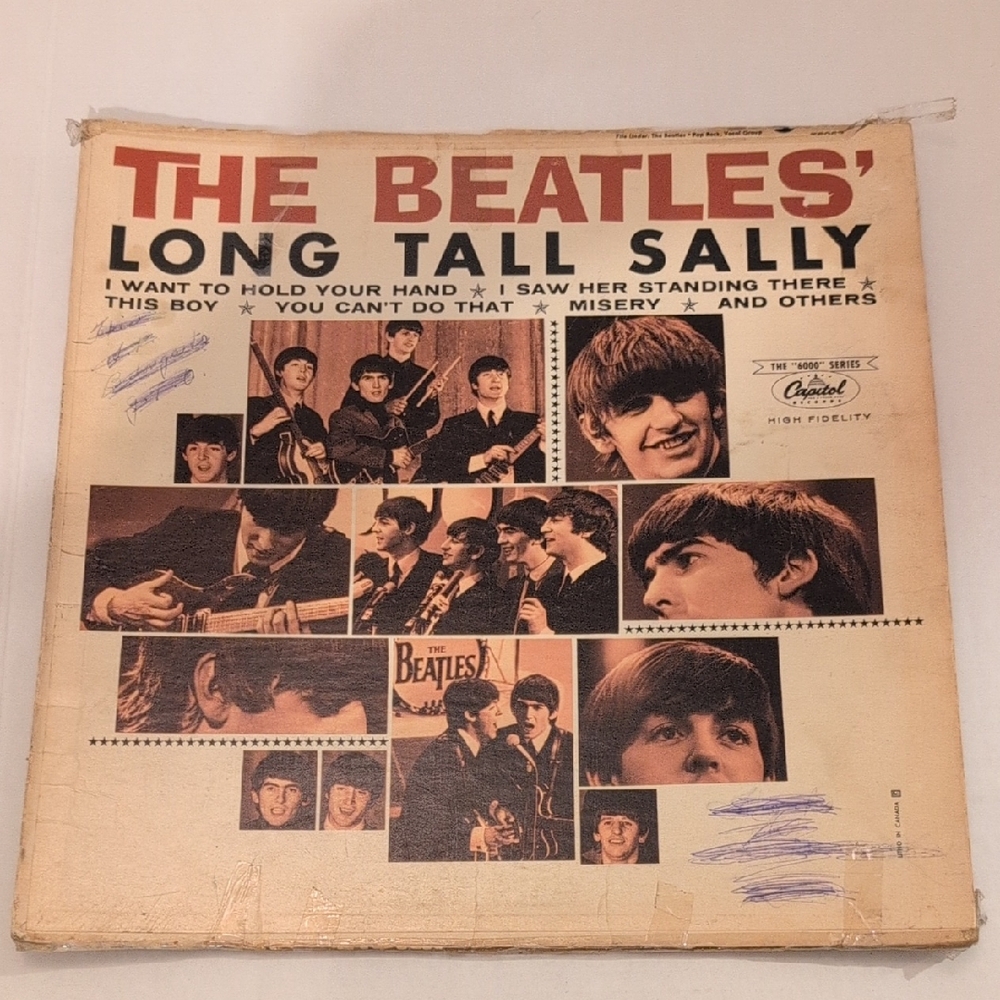 Rare Album The Beatles' Long Tall Sally Vinyl Record